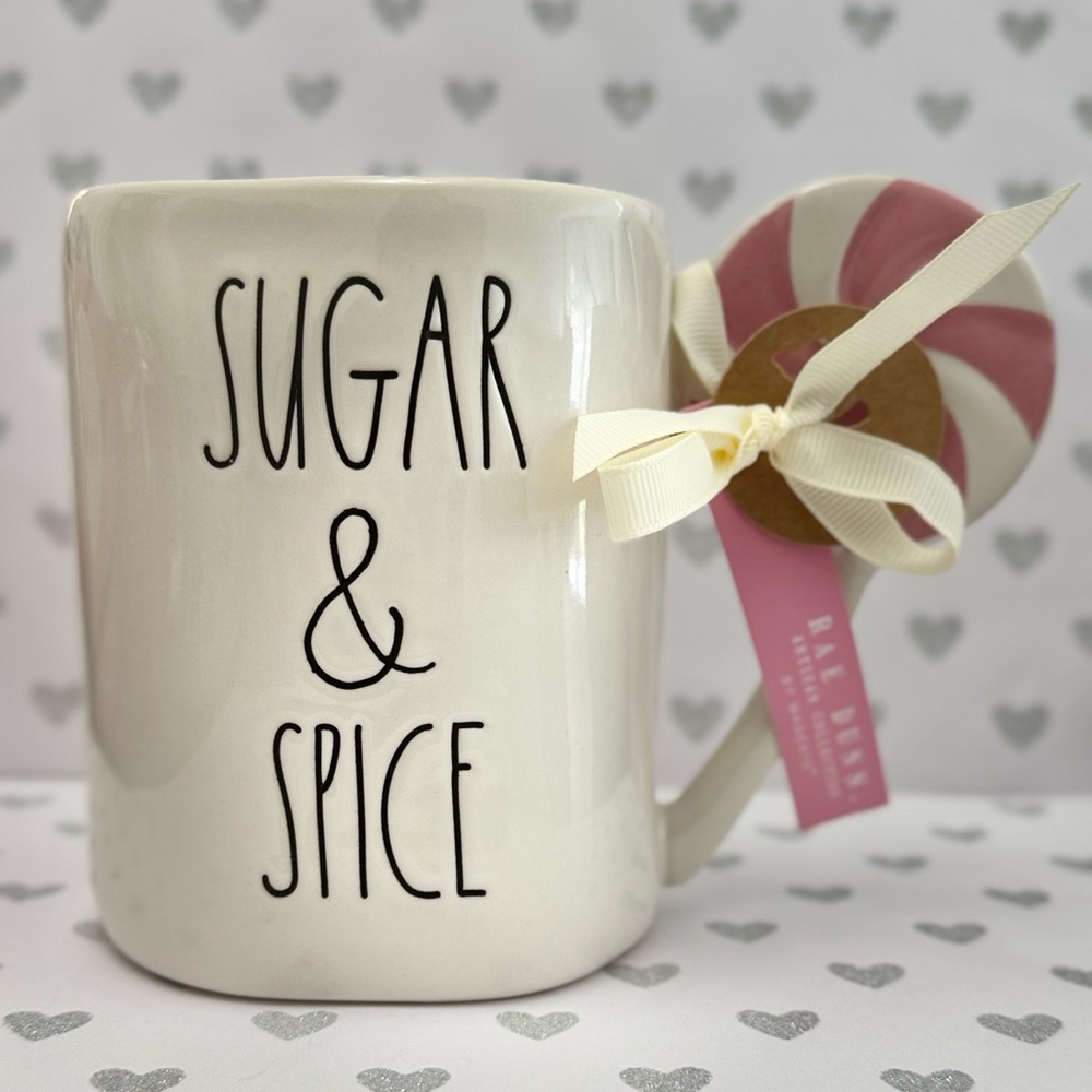 Rae Dunn SUGAR & SPICE Ceramic Mug